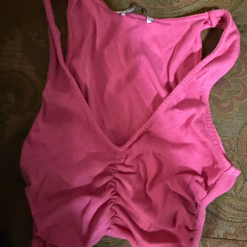 Zara Bright Pink Tank Top